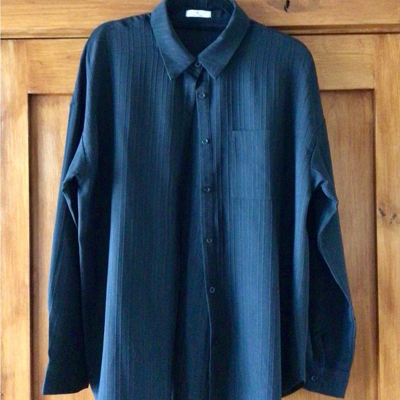 Tops | Classic Black Buttonup Shirt | Poshmark